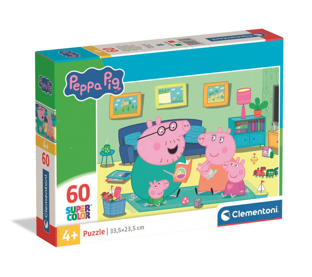 Peppa Pig Storytime 60-osaline Clementoni pusle – tootepilt
