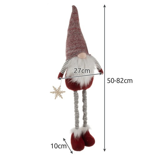 Pikendatavate jalgadega päkapikk, kuni 82 cm