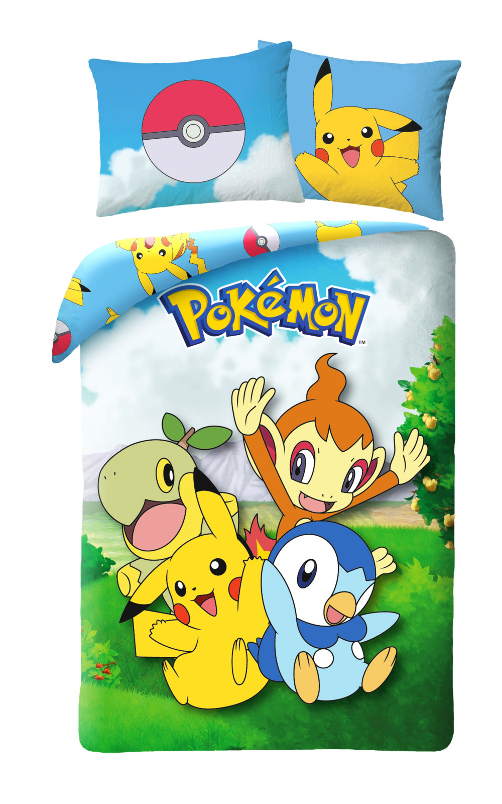 Pokémon Little Ones bedding cover 140x200cm, 70x90 cm – tootepilt