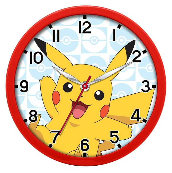 Pokémon Pikachu seinakell 25 cm – tootepilt