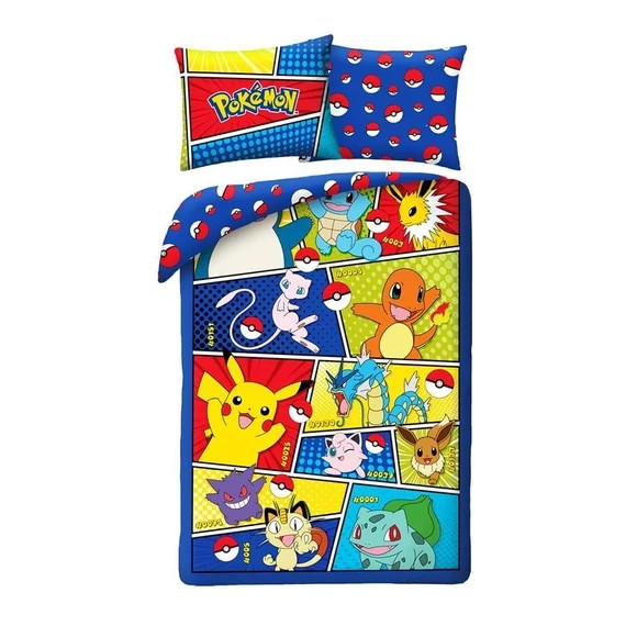 Pokémon PokéPower voodipesukomplekt 140×200cm, 70×90 cm – tootepilt