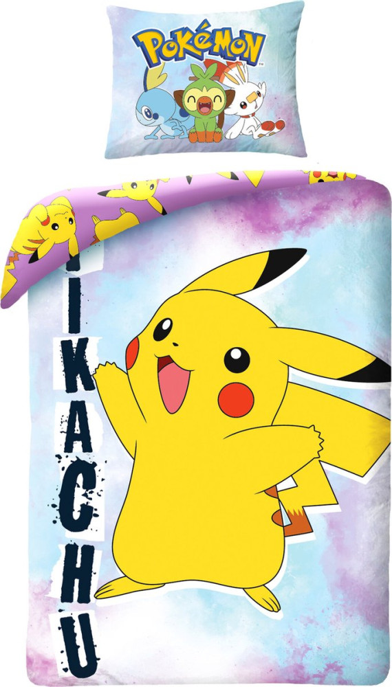 Pokémon Tie-dye voodipesukomplekt 140×200cm, 70×90 cm – tootepilt