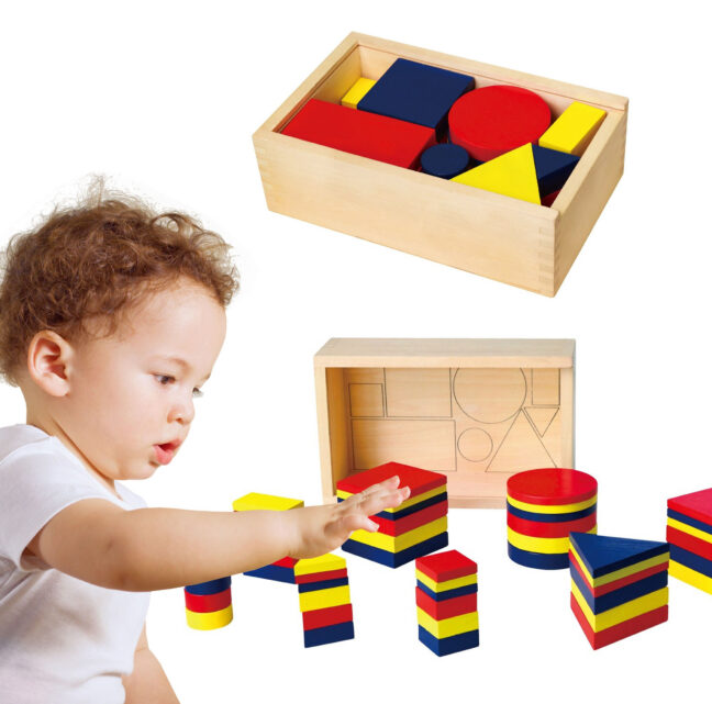 dienes klotsid geomeetrilised kujundid – detailvaade