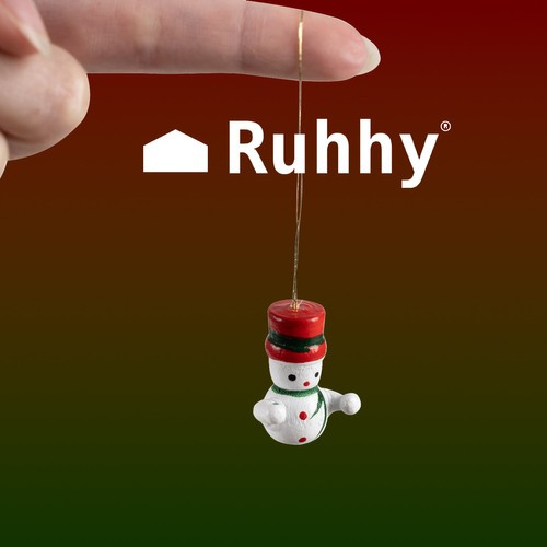 Puidust jõuluriputised, 10 tk