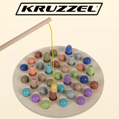 Puidust magnetiline kalapüügimäng