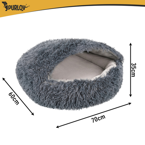 Purlov plüüsist pesa koerale ja kassile, 70 cm