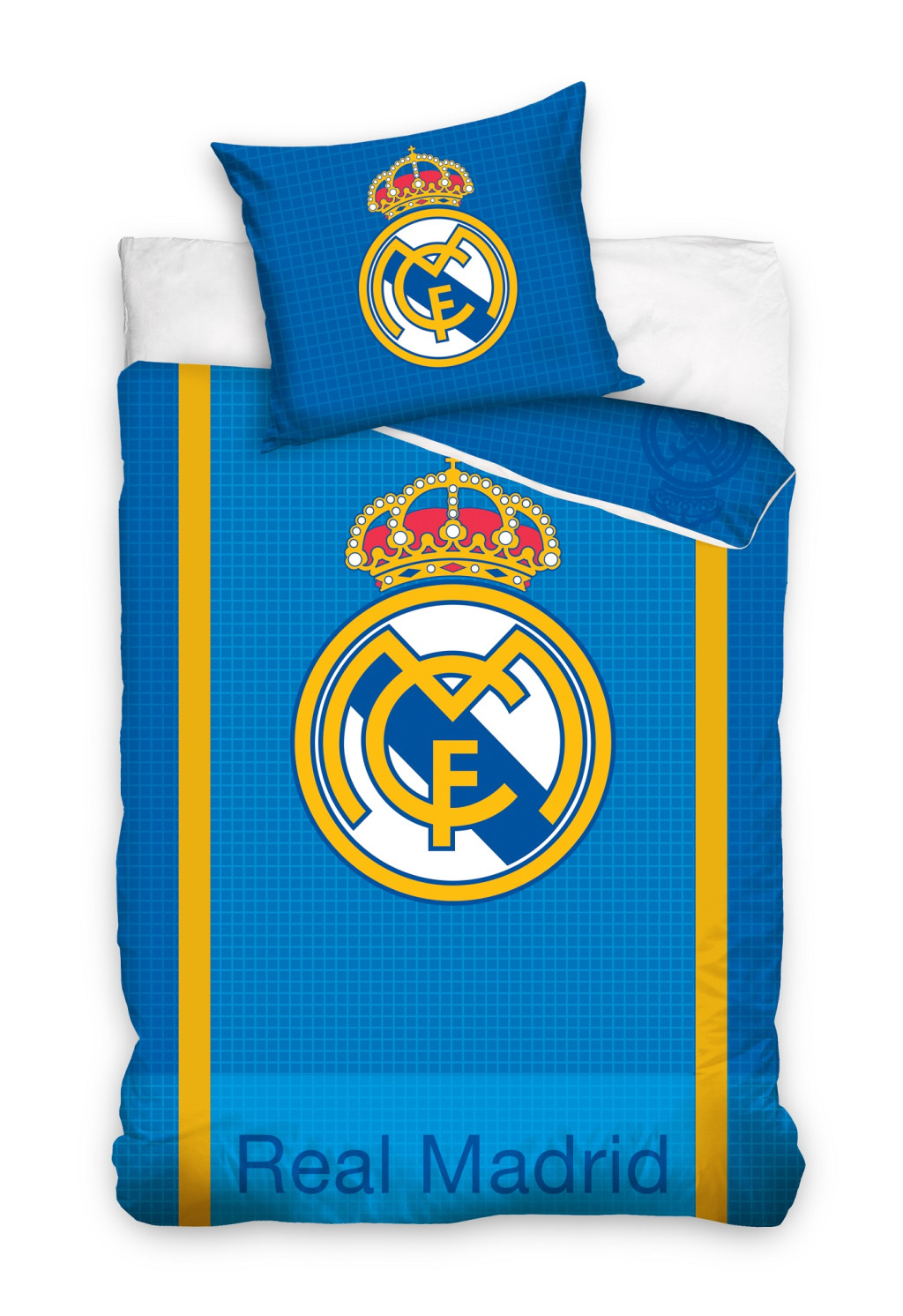 Real Madrid Blue Passion voodipesukomplekt 140×200 cm, 70×90 cm – tootepilt