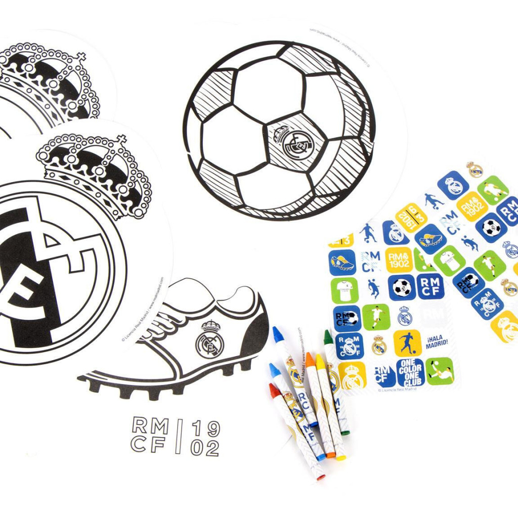 Real Madrid Crown Real Madrod värvimis- ja tegevuskomplekt – detailvaade 2