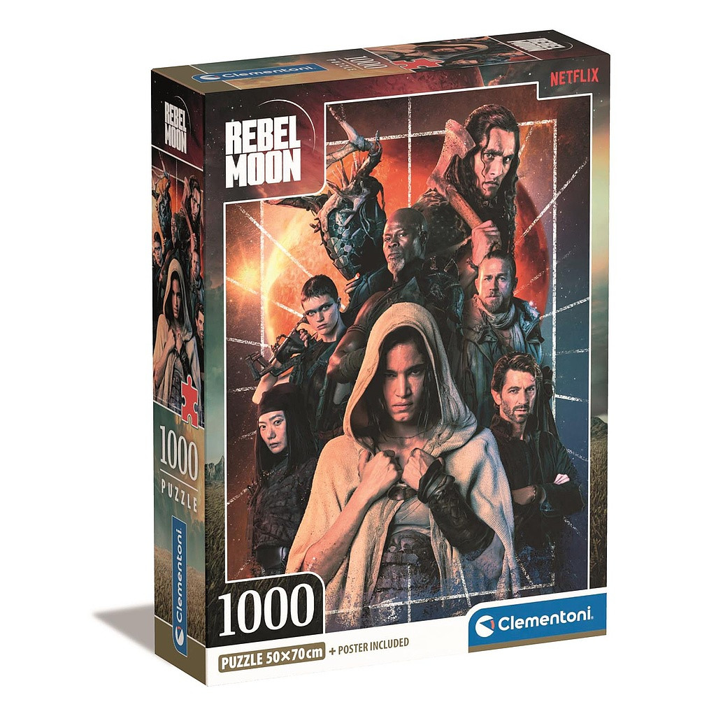 Rebel Moon Outlaws 1000-osaline Compact pusle Clementoni – tootepilt