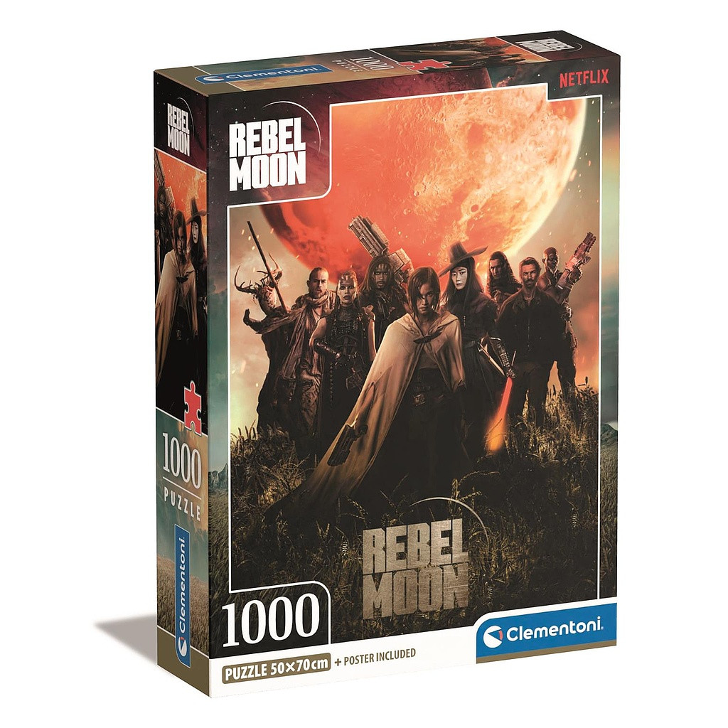 Rebel Moon Warriors 1000-osaline Compact pusle Clementoni – tootepilt