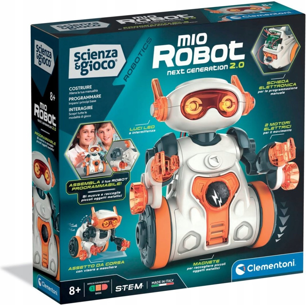 Robot Mio the robot 2.0 programmeeritav robotMio the 2.0 Clementoni – tootepilt