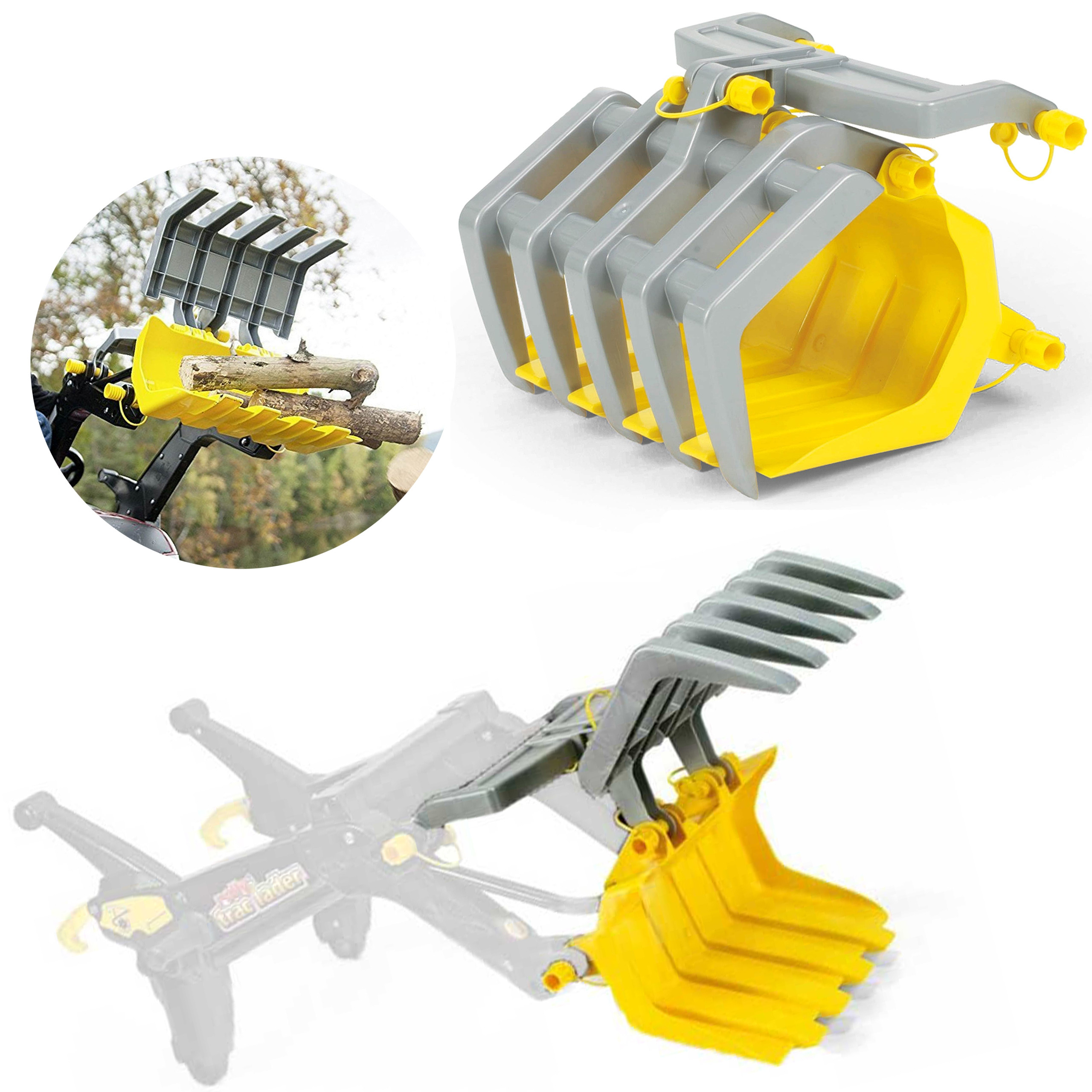 rolly mänguasis traktor ämber – Rolly mänguasis traktor ämber Timber Loading Grabber