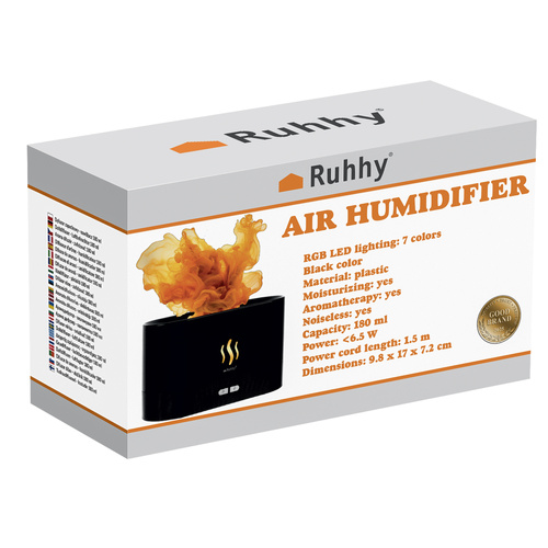Ruhhy aroomidifuuser ja õhuniisutaja 22542, 180 ml