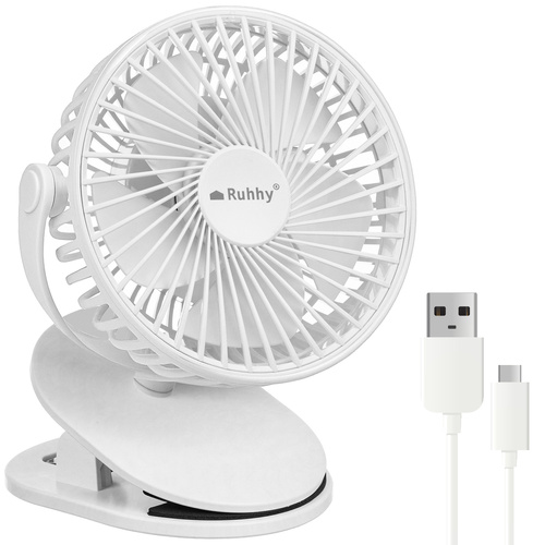 Ruhhy juhtmevaba ventilaator 25566, valge