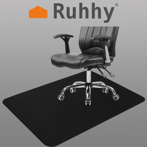 Ruhhy kaitsematt tooli alla, 100 × 140 cm, must