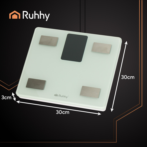 RUHHY kehaanalüüsiga digikaal kuni 226 kg ja nutirakenduse ühendusega.