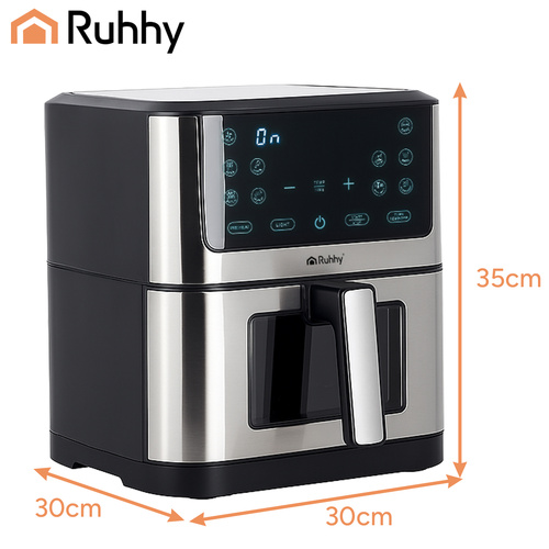 RUHHY kuumaõhufritüür, 8 l, 1800 W