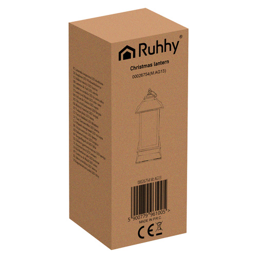 Ruhhy LED-jõululatern, vasekarva