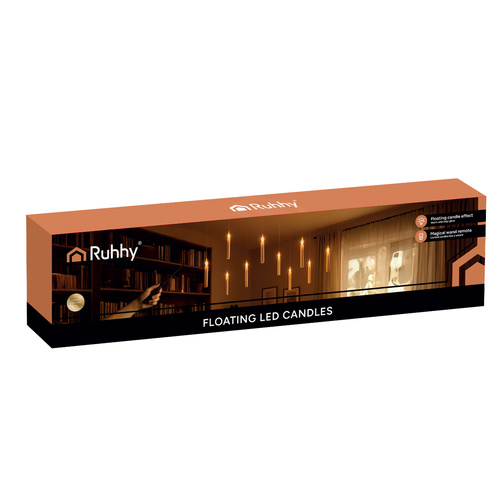 Ruhhy LED-küünlad 26177, 12 tk
