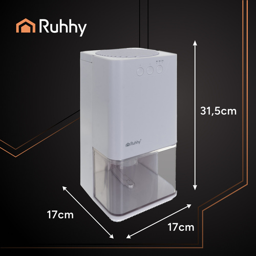 RUHHY õhukuivati LED-valguse ja taimeriga, 1400 ml