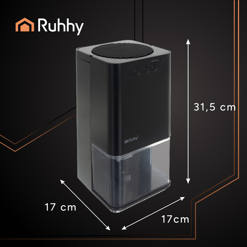 RUHHY õhukuivati LED-valguse ja taimeriga, 1400 ml