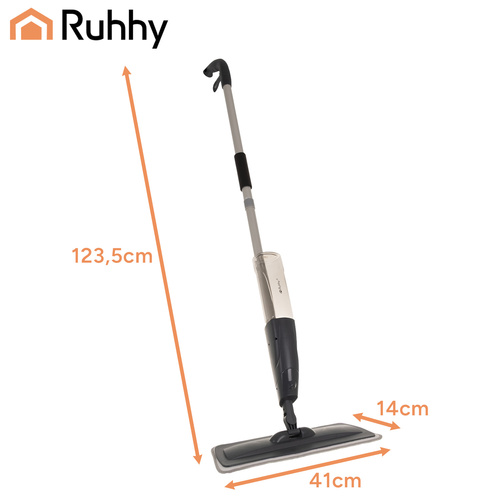 RUHHY pihustiga mikrokiudmopp, 41 cm, 600 ml, 2 lappi