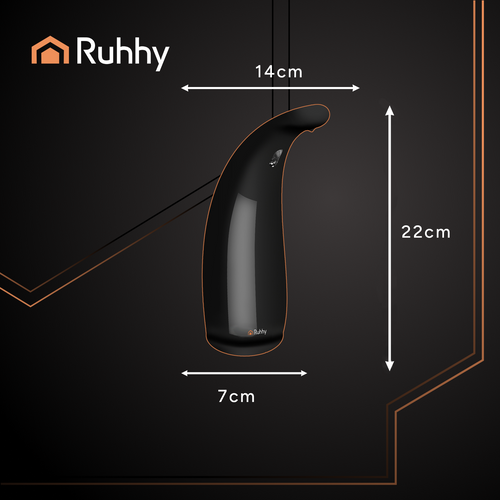 RUHHY puutevaba automaatne seebidosaator, 300 ml