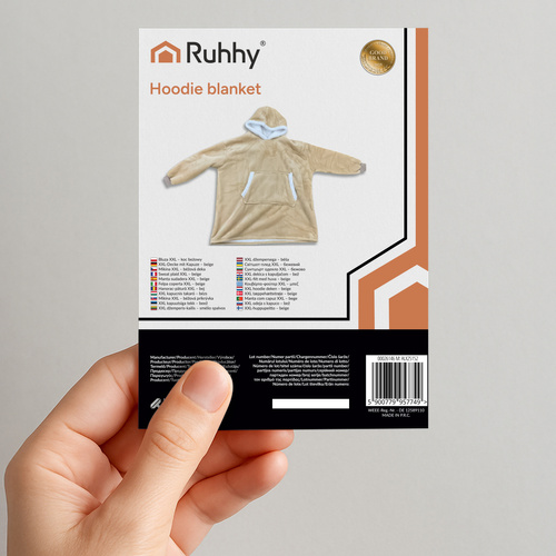 Ruhhy tekipusa 26146, XXL, beež