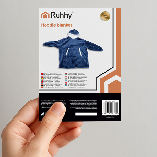 Ruhhy tekipusa 26147, XXL, tumesinine