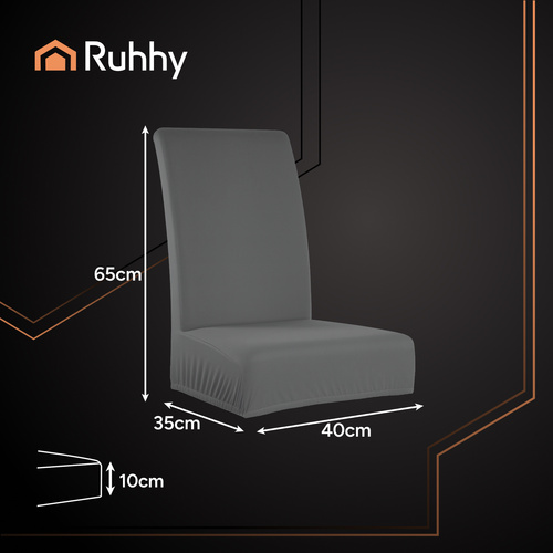 RUHHY venivad toolikatted, 6 tk, hallid, 65 × 40 × 35 cm