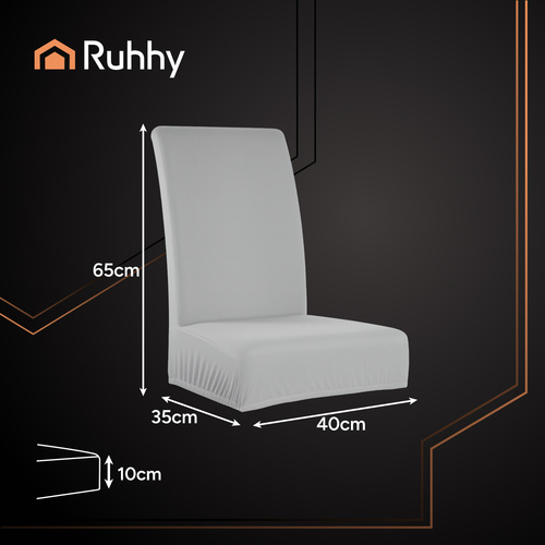 RUHHY venivad toolikatted, 6 tk, hallid, 65 × 40 × 35 cm
