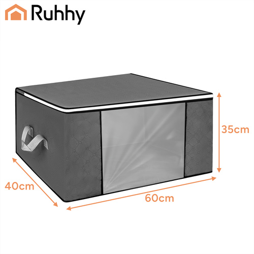 Ruhhy voodipesu ja riiete hoiukotid, 4 tk, 60 × 40 × 35 cm