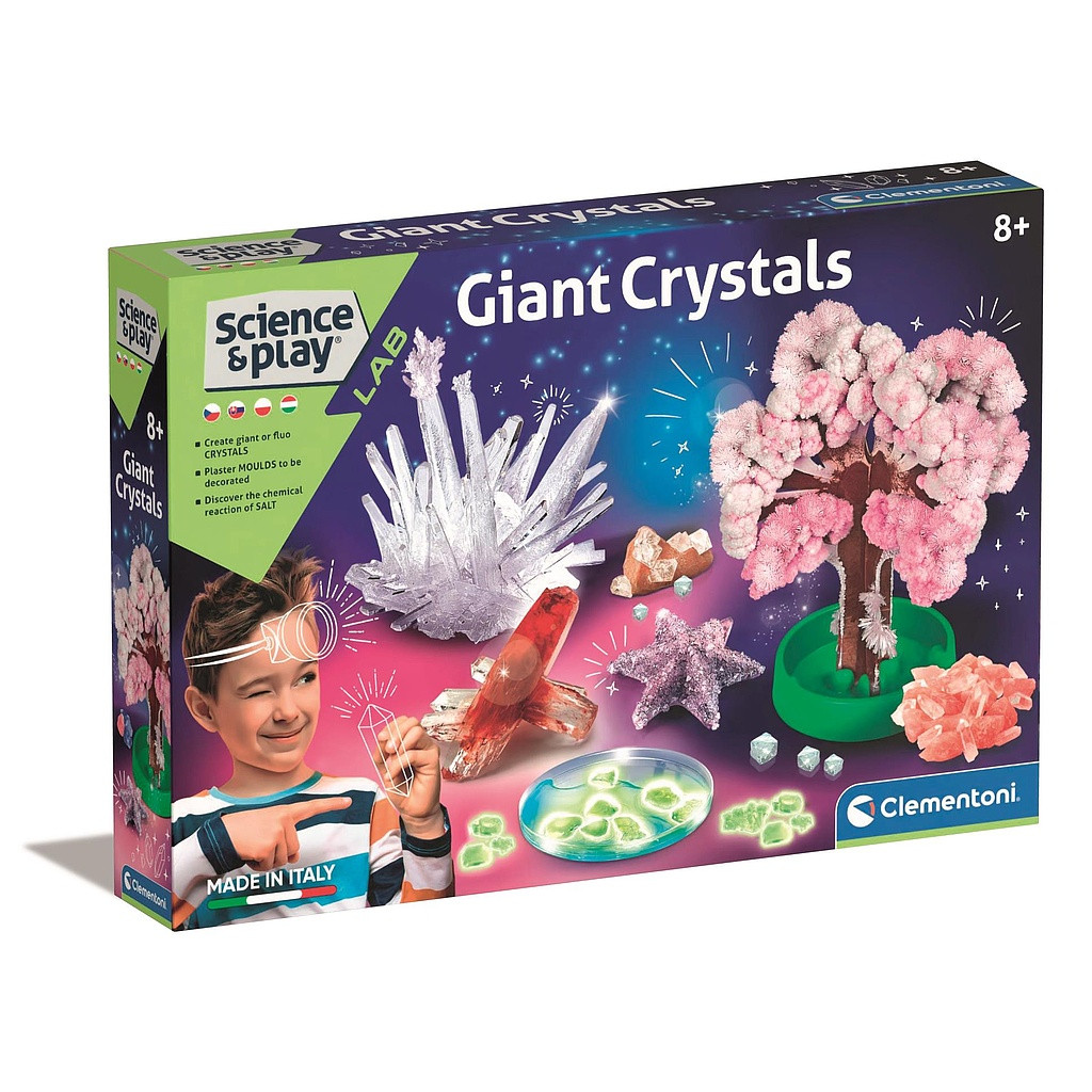 Science Mega Crystal Creation Lab Set Clementoni – tootepilt