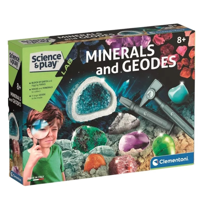 Science Minerals and Geodes teaduskomplekt Clementoni – tootepilt