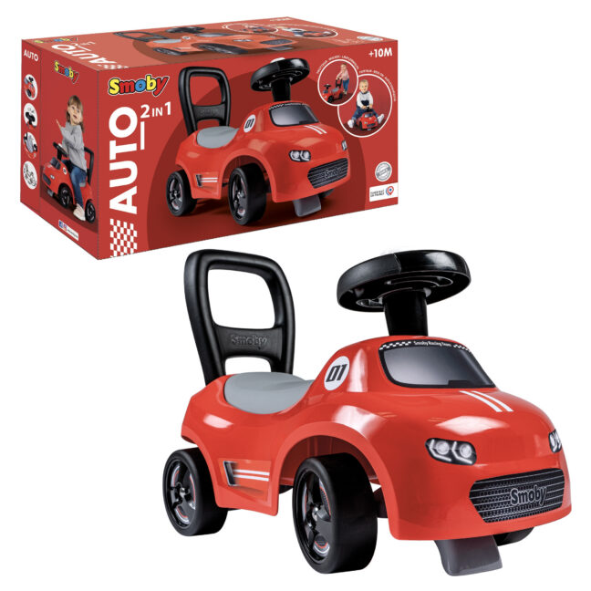 smoby punane sõiduauto horn – Smoby punane sõiduauto koos Horn