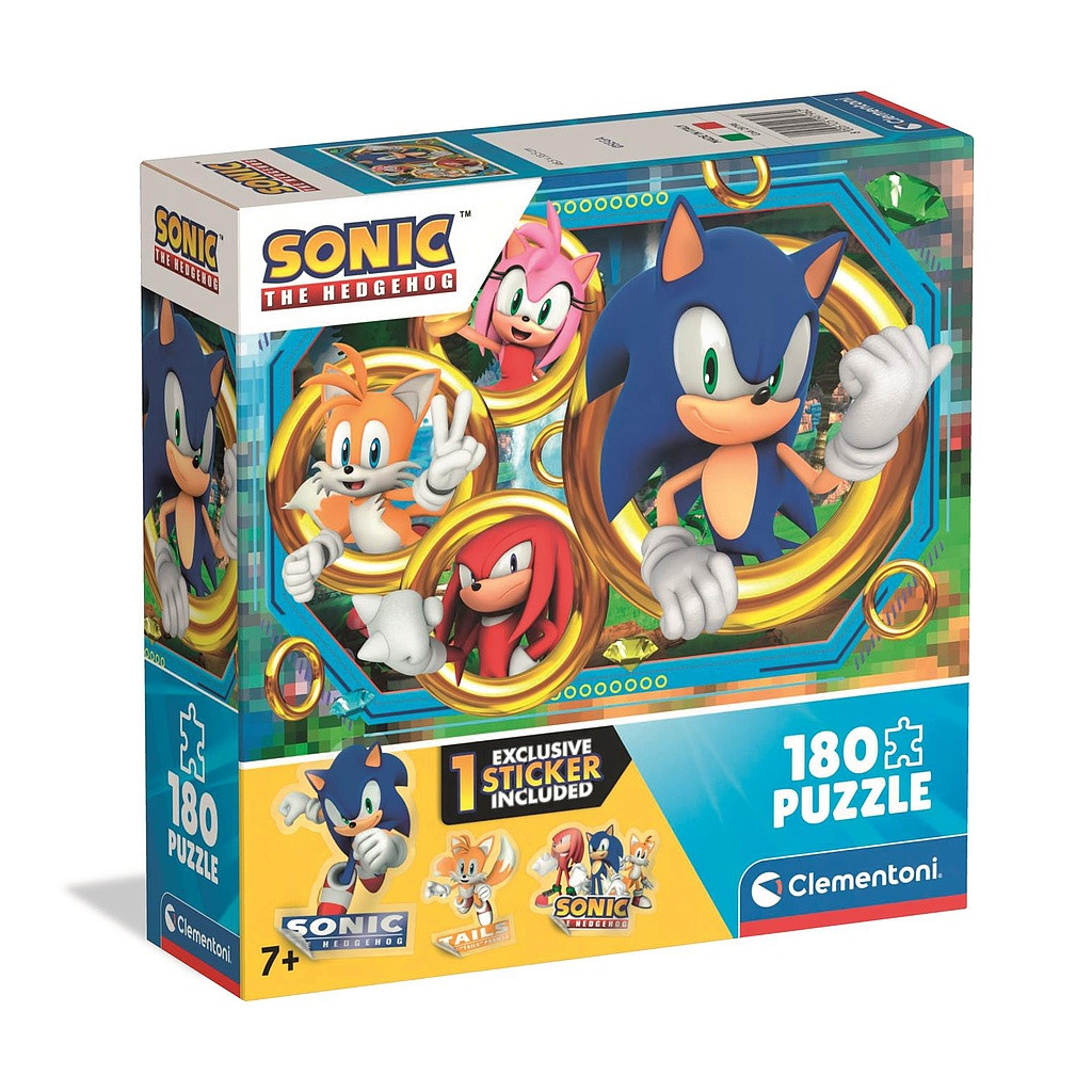 Sonic the Hedgehog 180-osaline Clementoni pusle – tootepilt