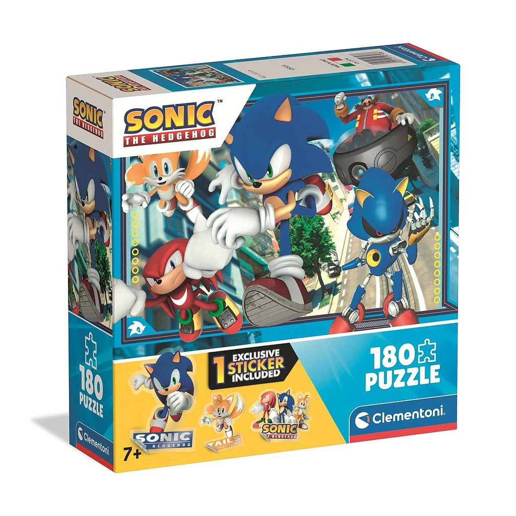 Sonic the Hedgehog 180-osaline Clementoni pusle – tootepilt