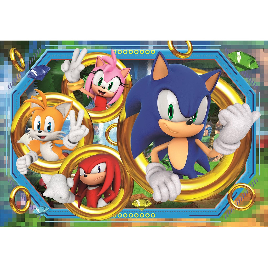 Sonic the Hedgehog 180-osaline Clementoni pusle – detailvaade 2