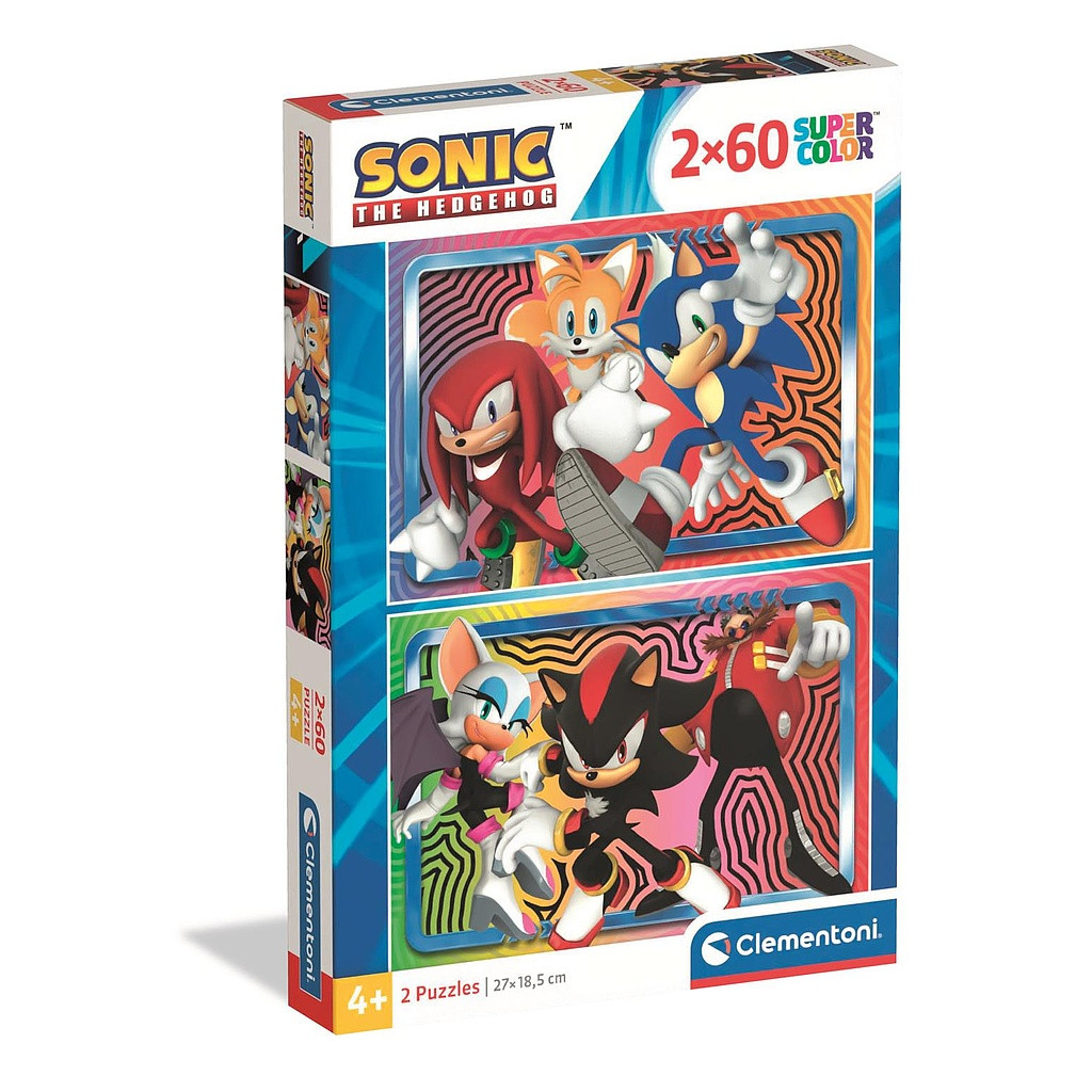 Sonic the Hedgehog 2×60-osaline Clementoni pusle – tootepilt
