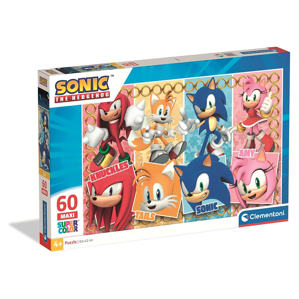 Sonic the Hedgehog 60-osaline maxi pusle Clementoni – tootepilt
