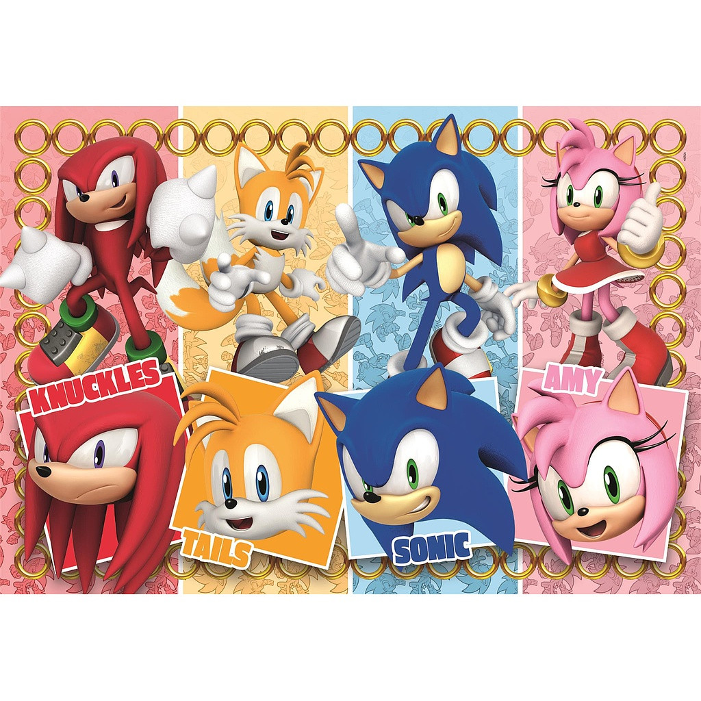 Sonic the Hedgehog 60-osaline maxi pusle Clementoni – detailvaade 2