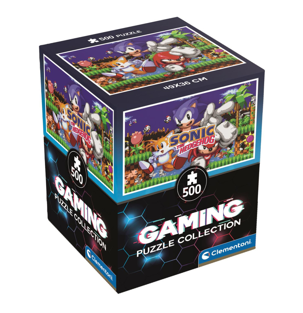 Sonic the Hedgehog 64 Bit 500-osaline Cube pusle Clementoni – tootepilt