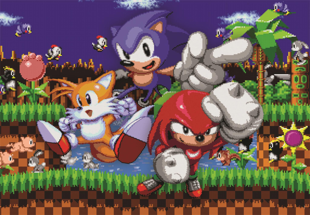 Sonic the Hedgehog 64 Bit 500-osaline Cube pusle Clementoni – detailvaade 2