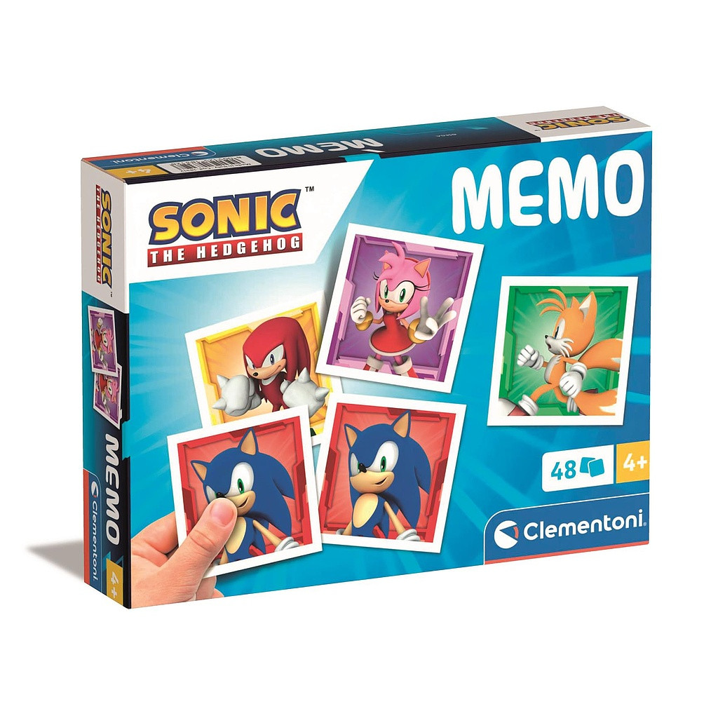 Sonic the Hedgehog Characters 48-osaline memoriin Clementoni – tootepilt