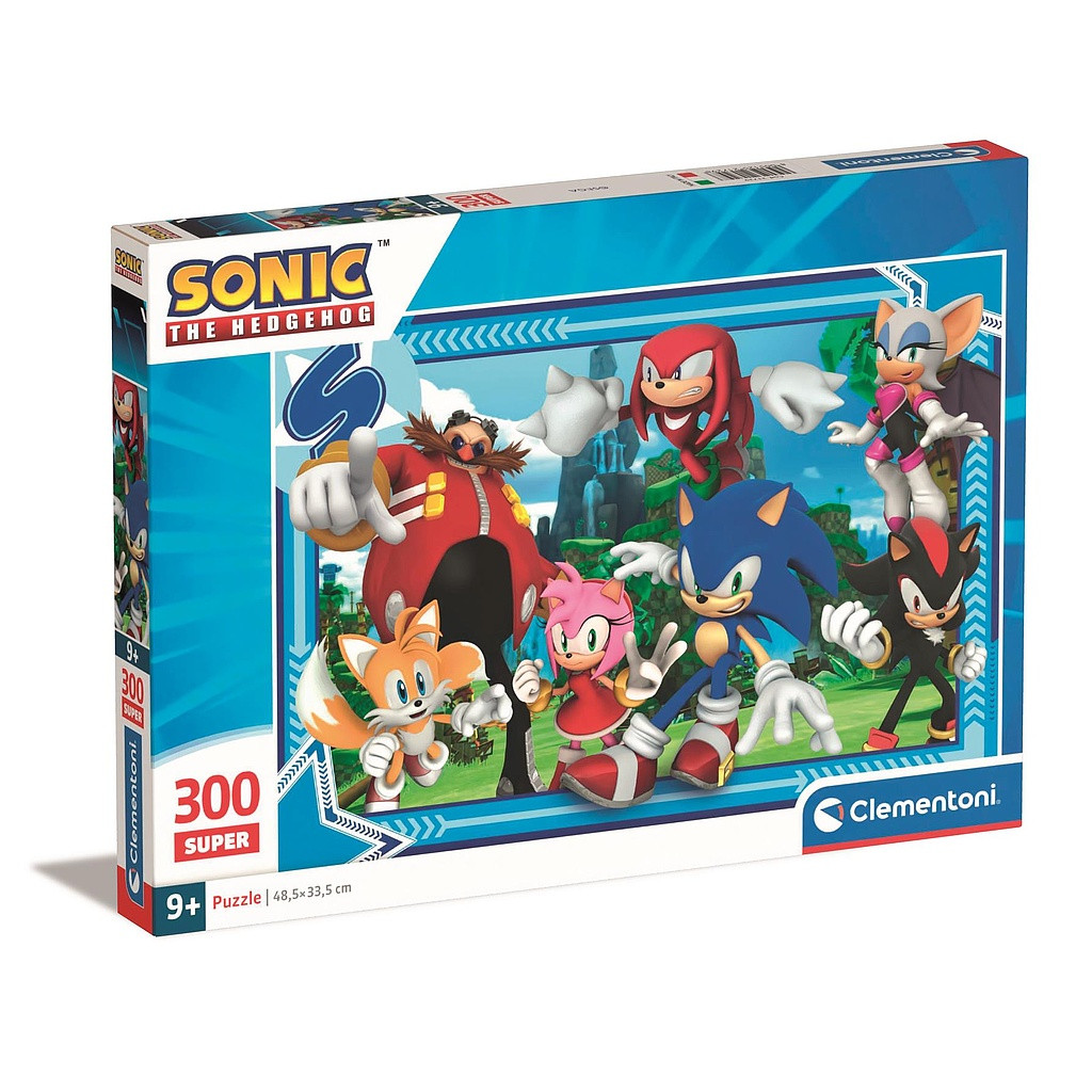 Sonic the Hedgehog Crew 300-osaline pusle Clementoni – tootepilt