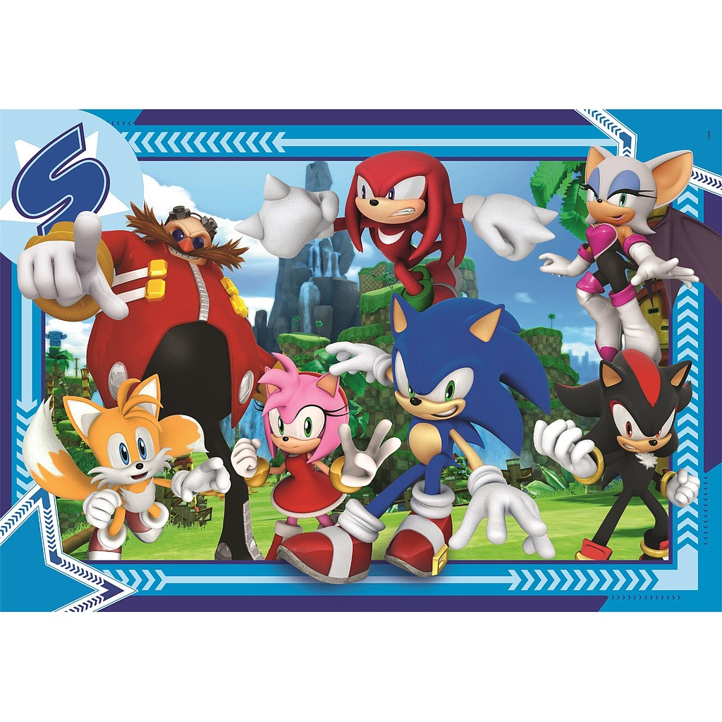 Sonic the Hedgehog Crew 300-osaline pusle Clementoni – detailvaade 2