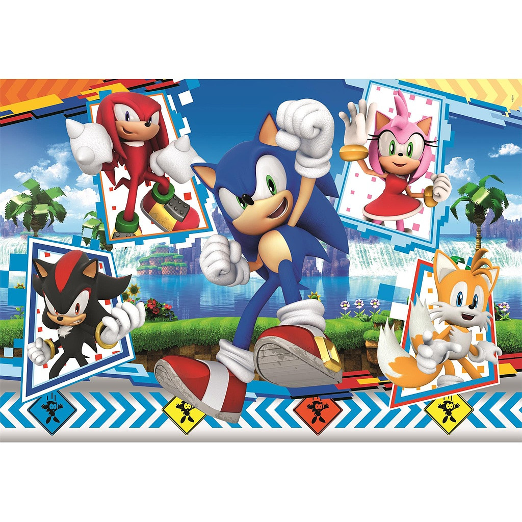 Sonic the Hedgehog Green Hill 24-osaline maxi pusle Clementoni – detailvaade 2