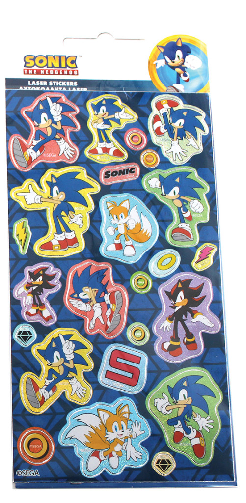 Sonic the Hedgehog Magic Rings hologram kleepsukomplekt – tootepilt