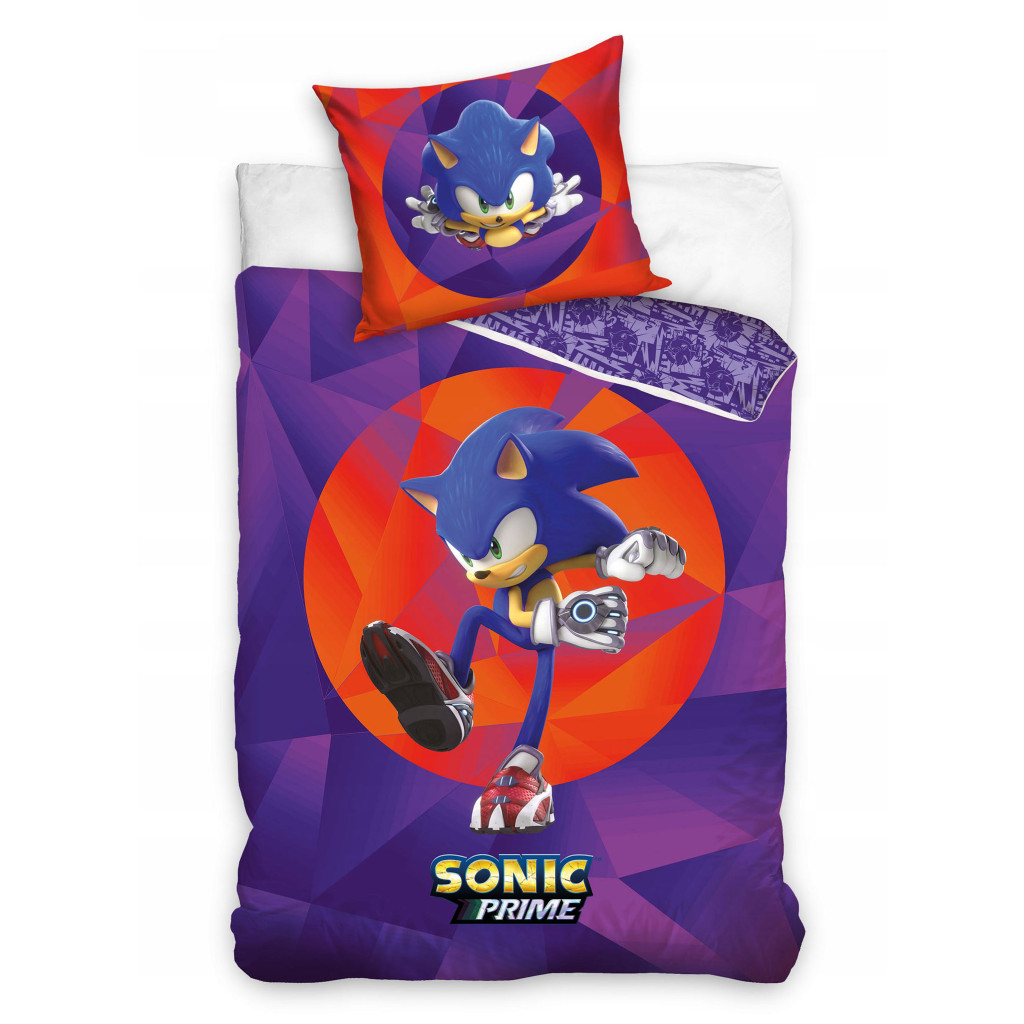 Sonic the Hedgehog Purple voodipesukomplekt 140x200cm, 70x90 cm – tootepilt