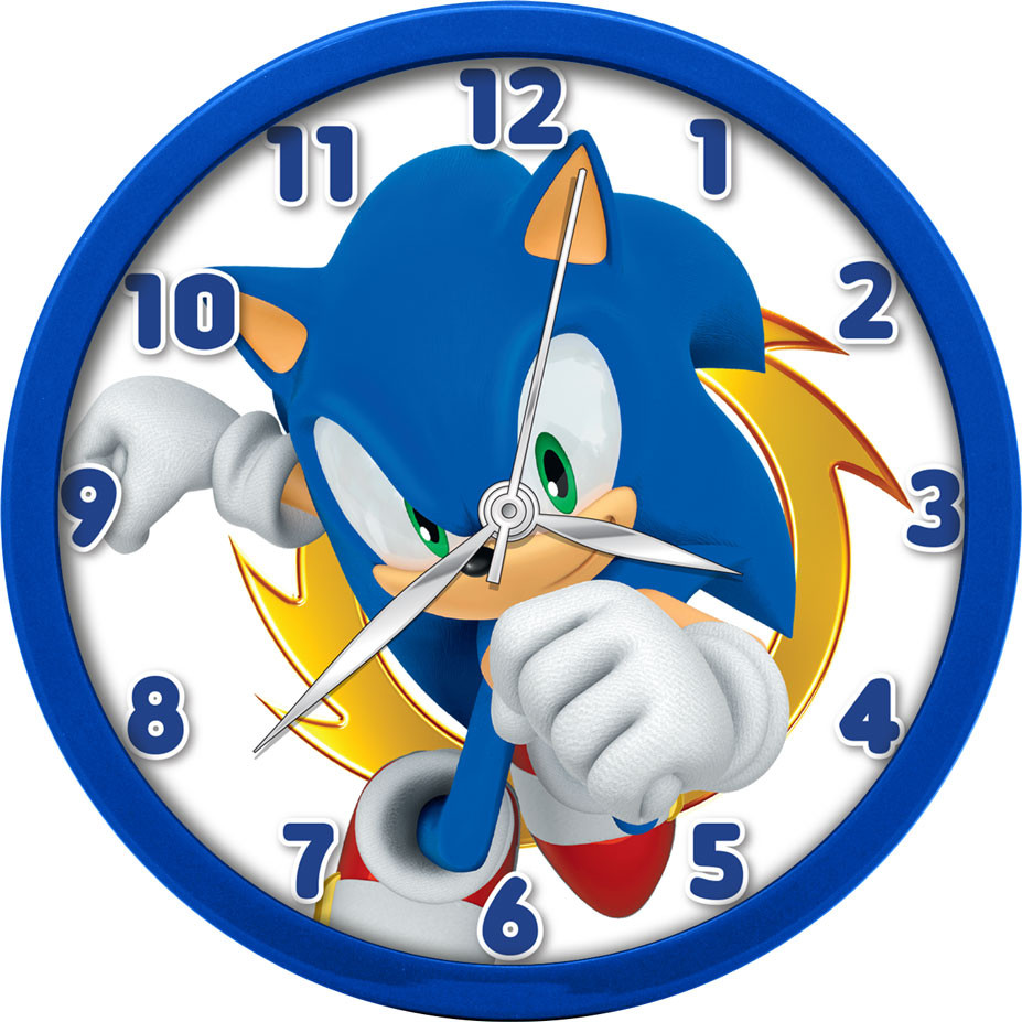 Sonic the Hedgehog seinakell 25 cm – tootepilt